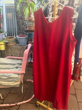 Red dress